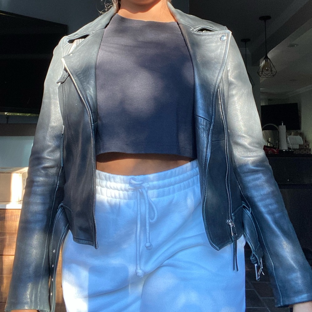 Leather jacket